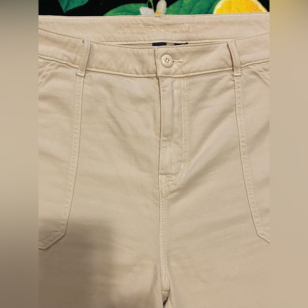 American Eagle Outfitters Dreamy Drape Baggy Wide Leg High Rise Pants sz 16 - Picture 4 of 9